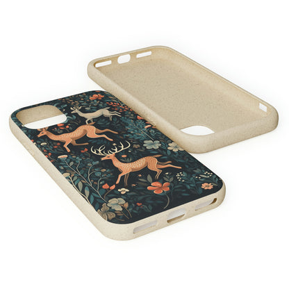 Enchanting Deer in a Forest | Biodegradable iPhone Case