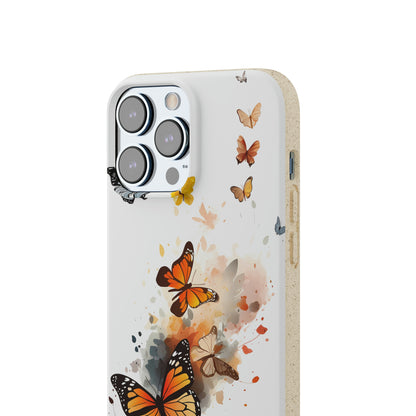 Colorful Butterflies | Biodegradable iPhone Case