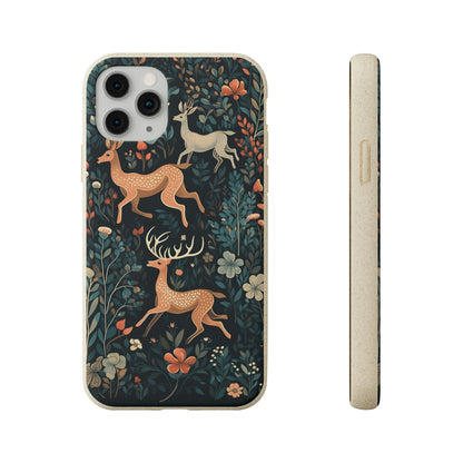 Enchanting Deer in a Forest | Biodegradable iPhone Case