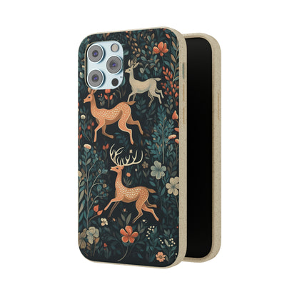 Enchanting Deer in a Forest | Biodegradable iPhone Case