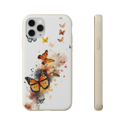 Colorful Butterflies | Biodegradable iPhone Case