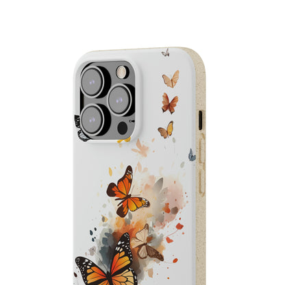 Colorful Butterflies | Biodegradable iPhone Case