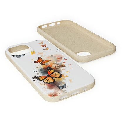 Colorful Butterflies | Biodegradable iPhone Case