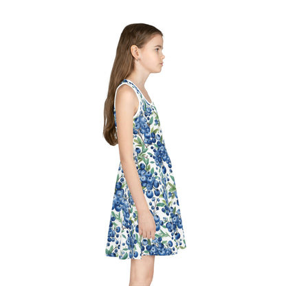 Blueberry Bliss | Girls' Sleeveless Sundress