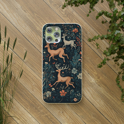 Enchanting Deer in a Forest | Biodegradable iPhone Case