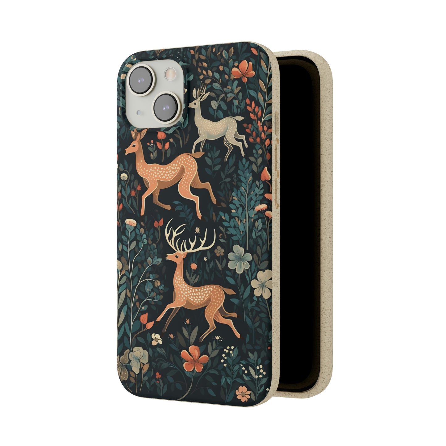 Enchanting Deer in a Forest | Biodegradable iPhone Case