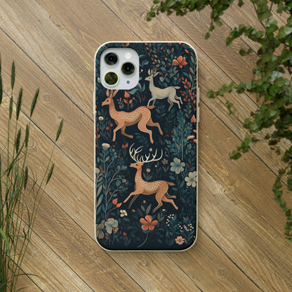 Enchanting Deer in a Forest | Biodegradable iPhone Case