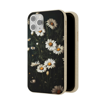 Dark Cottagecore Daisies | Biodegradable iPhone Case
