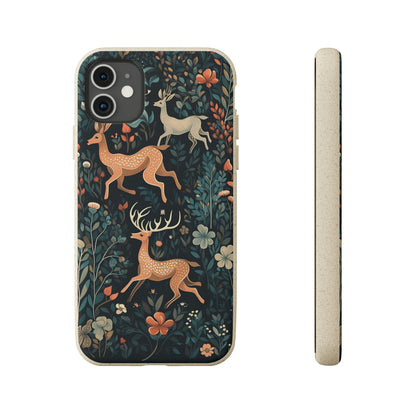 Enchanting Deer in a Forest | Biodegradable iPhone Case