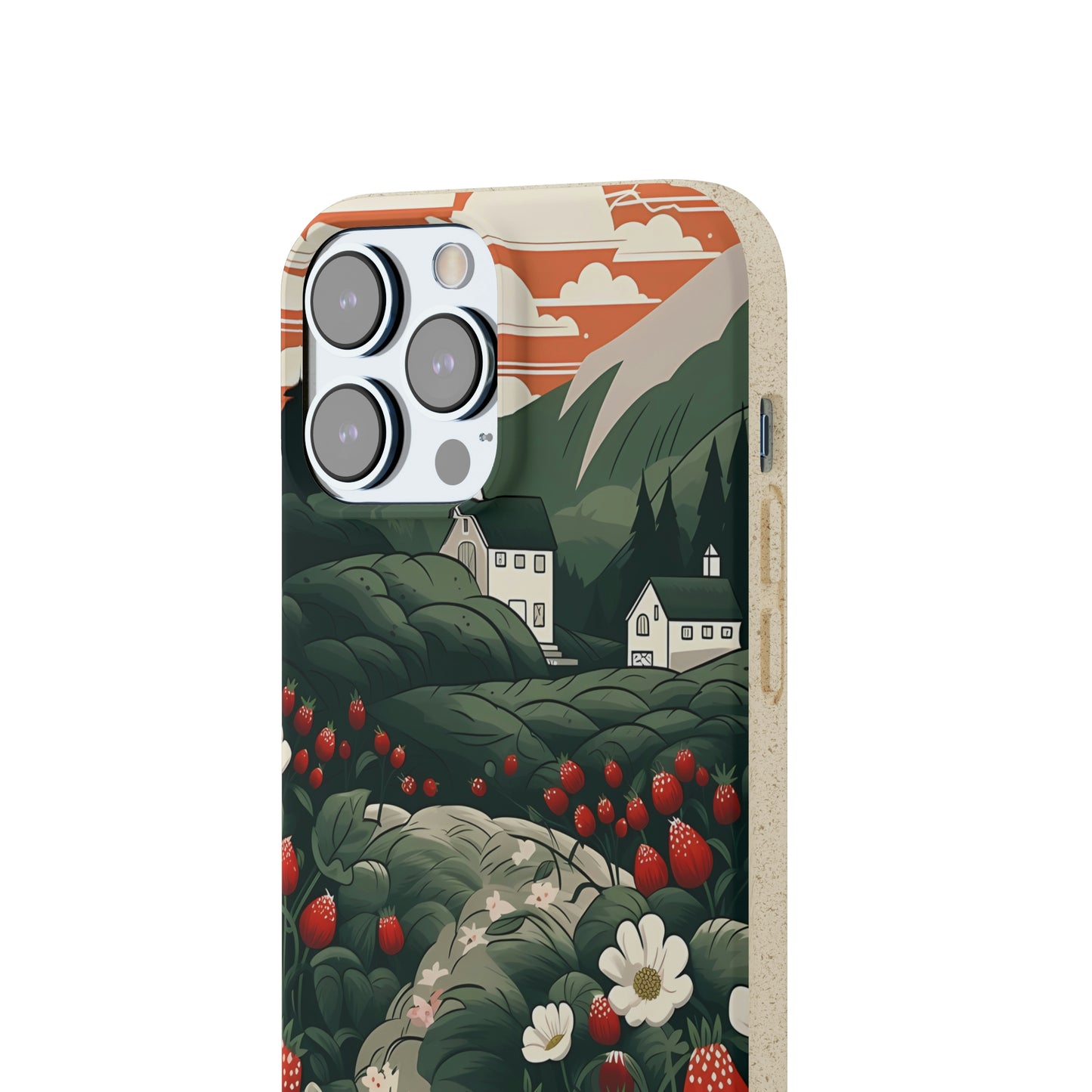 Strawberry Field | Biodegradable iPhone Case