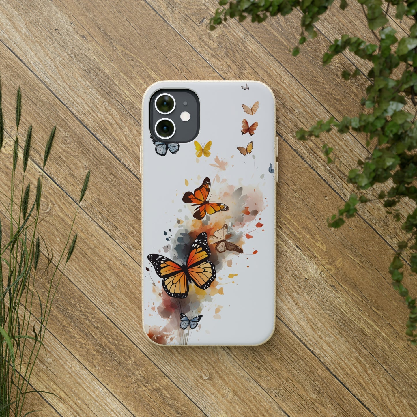 Colorful Butterflies | Biodegradable iPhone Case