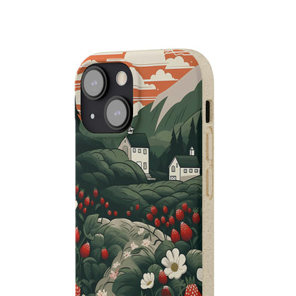 Strawberry Field | Biodegradable iPhone Case