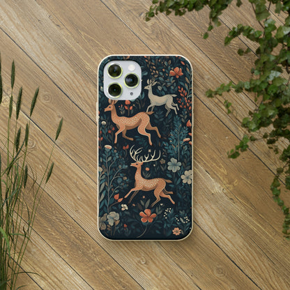 Enchanting Deer in a Forest | Biodegradable iPhone Case