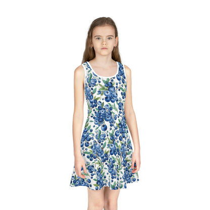 Blueberry Bliss | Girls' Sleeveless Sundress