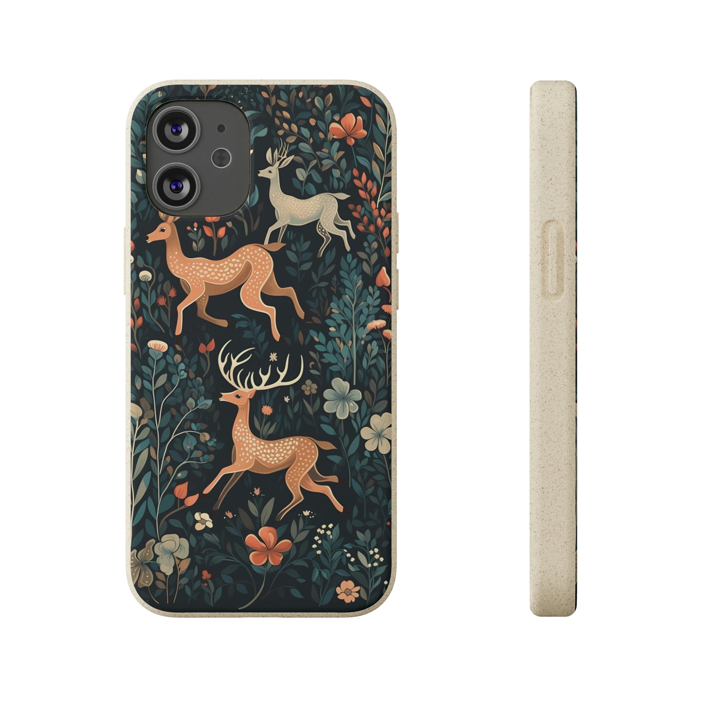 Enchanting Deer in a Forest | Biodegradable iPhone Case