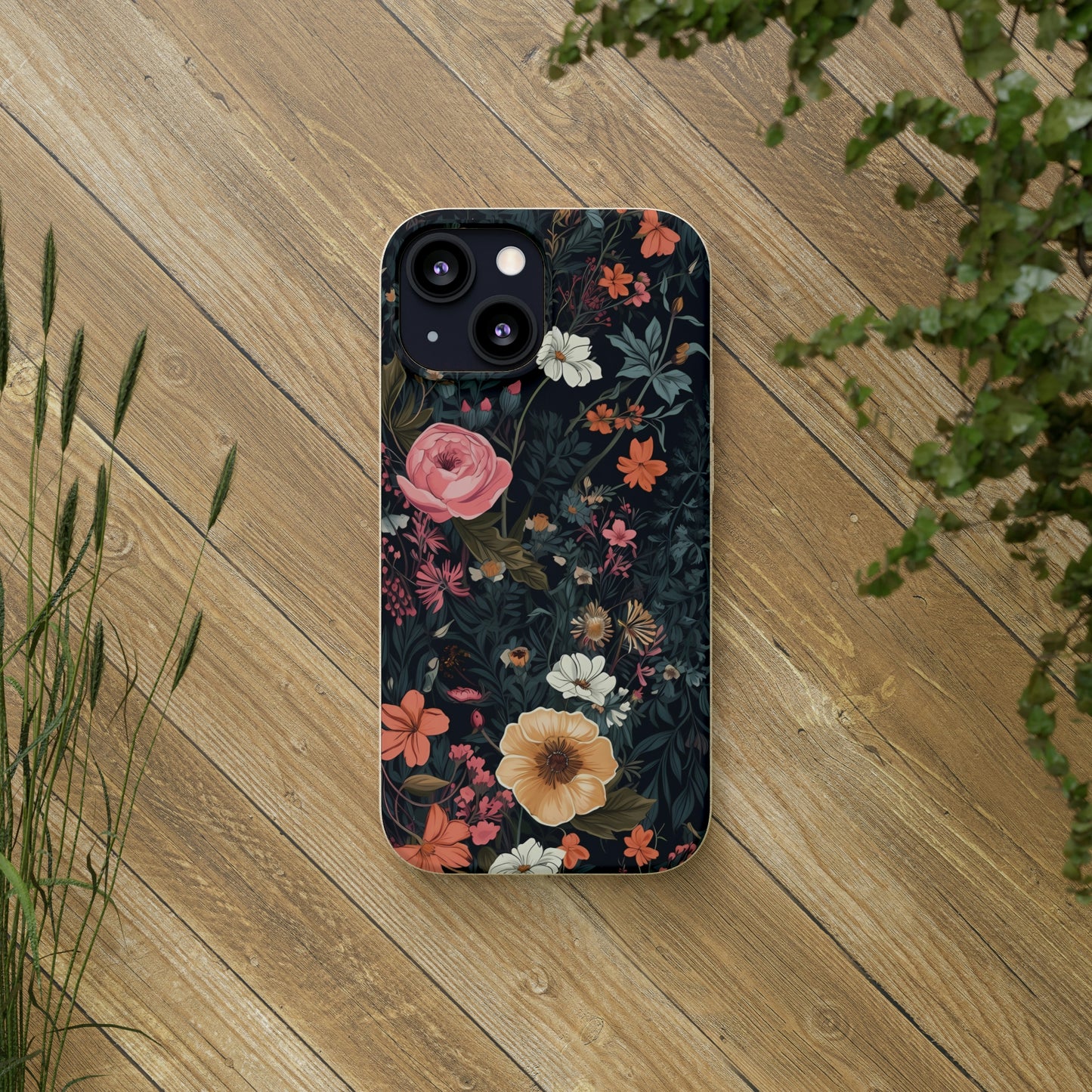 Botanical Flower Illustration | Biodegradable iPhone Case