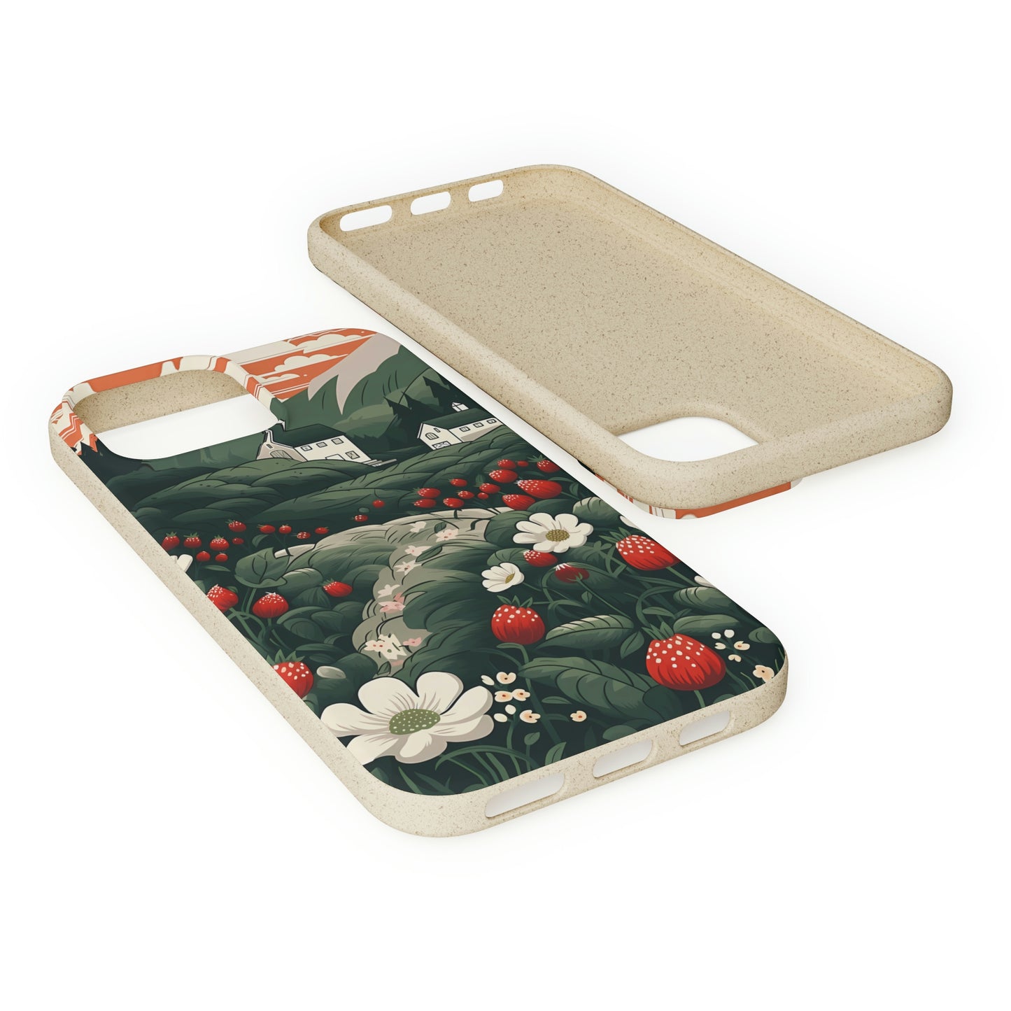 Strawberry Field | Biodegradable iPhone Case