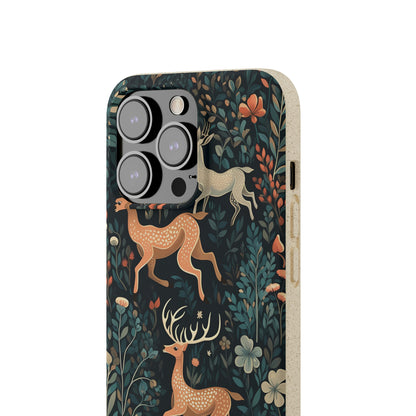 Enchanting Deer in a Forest | Biodegradable iPhone Case